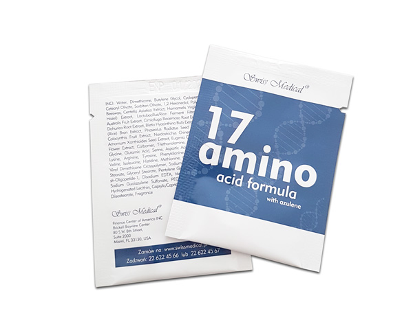 próbki kremu 17 amino acid formula with azulene
