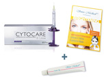 Cytocare S line ampułkostrzykawka 3ml plus Swiss Sm Cream 10g plus maska Brightening Vitamin C White Liposome